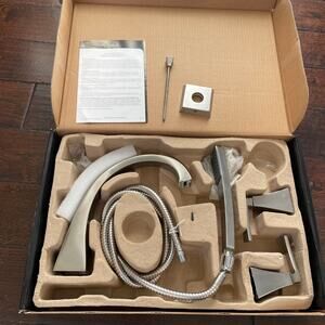 Mirabelle Vilamonte 2 Handle Roman Tub with Hand Shower Brushed Nickel TLC READ